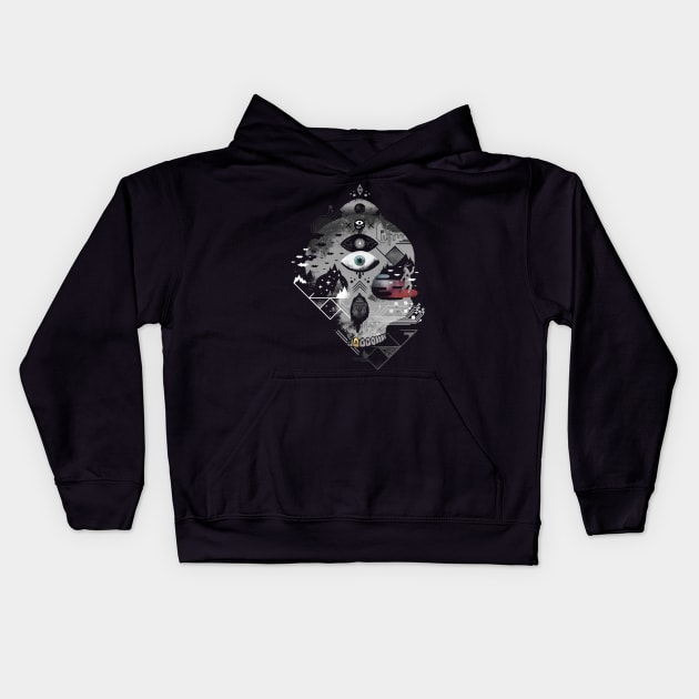 Old Gods, New Demons Kids Hoodie by chaos_magic